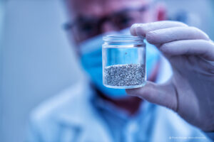 Scientist with Rare earths. Source Floren Horcajo - stock.adobe.com