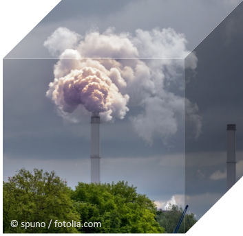 Chimney with exhaust gases © spuno / fotolia.com