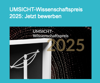 Screenshot UMSICHT Wissenschaftspreis 2025