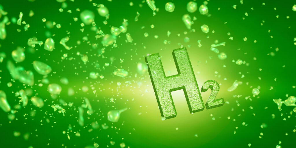 H2 – Grüner Wasserstoff – Innovation und Energie. Bildquelle: Thomas - stock.adobe.com