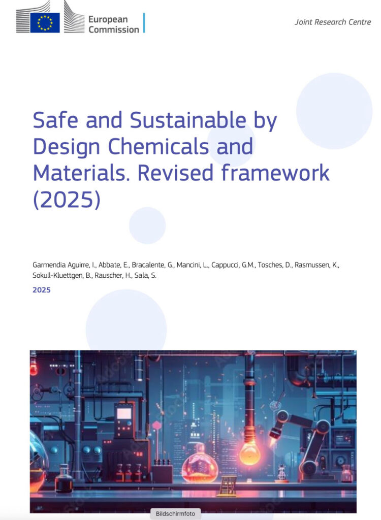 Bildschirmforto broschüre des JRC zu SsbD von 2025